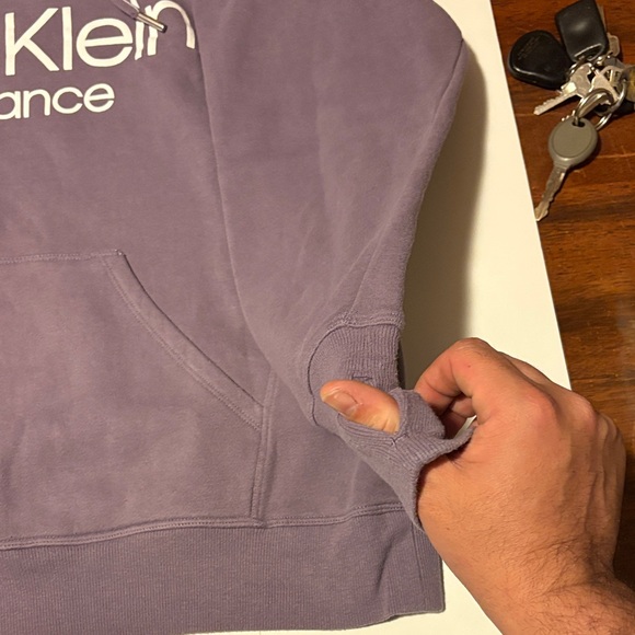 Calvin Klein Performance Lavender woman’s Hoodie - Picture 3 of 3